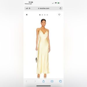 Revolve Canary Yellow Dress.Gorgeous- like How to loose a guy in 10days! $75 OBO